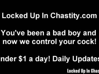 Chastity Humiliation and Femdom Compilation