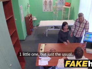 Fake Hospital Czech medical man cums over marvelous to trot cheating wifes tight pussy