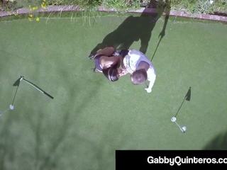 Meximilf gabby quinteros вдарив по гольф fanatic на в