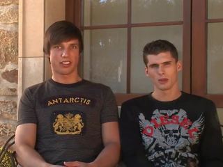Two enticing Dudes Fuck For The First Time