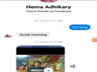 Facebookhot aunty hema shows haar naakt lichaam in facebook telefoontje