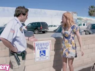 Trickery - April O'neil Tricked Into dirty video With a Security Guard
