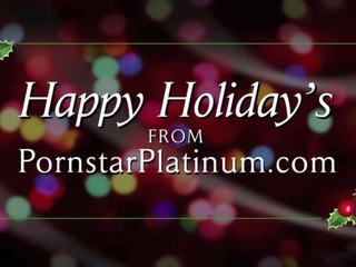 Pornstar Platinum and Joclyn Stone Happy Holidays wishes
